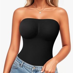 Black Strapless Women's Top (059)